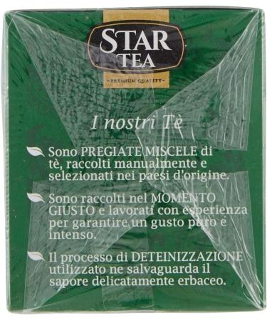  Italian Gourmet E.R. Star Tea Verde Deteinatoo Green tea without Teine pack of 25 filters + Italian Gourmet Pomodoro Pulp Box of 400 g - Buy Online on GoSupps.com