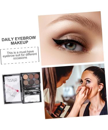 SOESFOUFU 1 Set Eyebrow Powder Set Makeup Supply Matte and Matte Multi-tool Abs 1 count (Pack of 1) As Shown - Buy Online on GoSupps.com