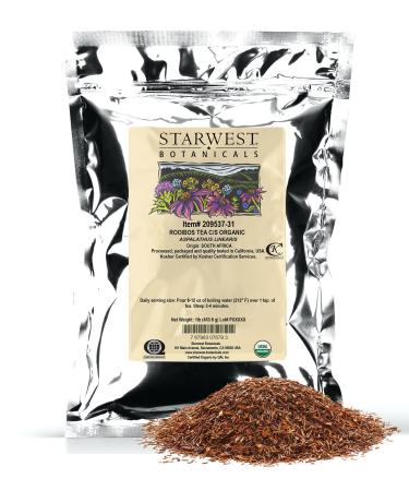 Starwest Botanicals Organic Rooibos Tea C/S 1 lb (453.6 g)