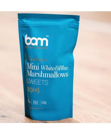 BAM Mini Marshmallows Cake Sprinkles Ideal for Cake Decorating Blue and White 250g - Buy Online on GoSupps.com