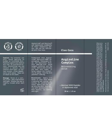 Argireline Serum with Matrixyl 3000 - Anti Wrinkle & Anti Aging Face Serum with Hyaluronic Acid Tranexamic Acid & Niacinamide - 10% Argireline Peptide - Facial Skincare 1 Fl Oz (Pack of 1) - Buy Online on GoSupps.com