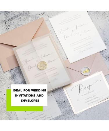 Vellum Paper 8.5 x 11 Translucent Printable - Pack of 50 - Tracing Paper for Drawing 100 GSM Printable Vellum Paper for Invitations - Transparent Paper for Envelopes  Sketching  Wedding Cards White - Buy Online on GoSupps.com