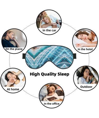Coastal Fishing Net Eye Mask - Soft Breathable Sleep Patch for Women | Perfect for Travel & Relaxation - Buy Online on GoSupps.com