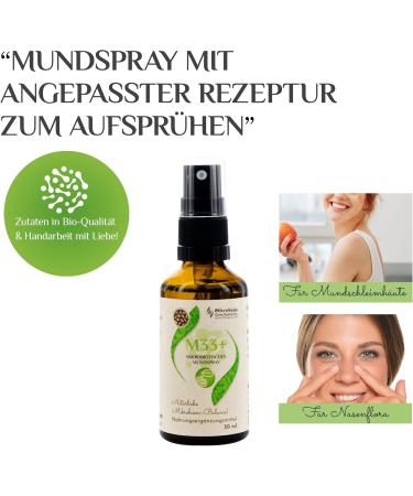 Microveda M33+ Microbiotic Spray - 34 Strains Vegan Nutritional Supplement Bioavailable & German Certified - Buy Online on GoSupps.com