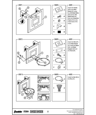 Franklin Sports Mini Basketball Hoop Set - Indoor Over the Door Game Accessory - 17.75 x 12 Standard Size - Buy Online on GoSupps.com
