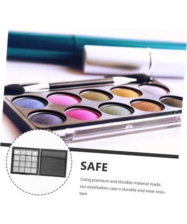 Beatifufu 2pcs Eye Shadow Box Highlighters Eyeshadow Case Empty Eyeshadow Organizer Household Do It Yourself - Buy Online on GoSupps.com
