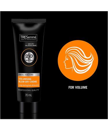 TRESemme Volumising Blow Dry Cream All Hair Types 6x 70ml Professional Quality - Up to 230C Heat Protection - Buy Online on GoSupps.com
