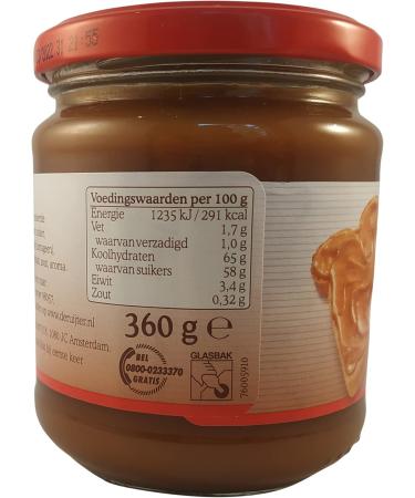 34 onces poids total | 350 grammes Total Sauce du caramel | taler du pain | De Ruijter Bebogeen Caramel Spread | Saveur du caramel | 12 - Buy Online on GoSupps.com