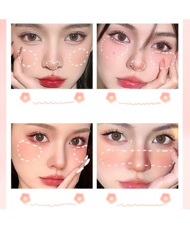 XIXIAN Blush Face Powder Blush Makeup Cheek Blush Contour & Highlight Face Natural-Looking Blush 04 - Buy Online on GoSupps.com