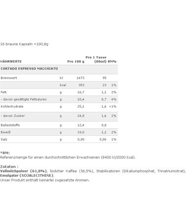  NESCAFE DOLCE GUSTO Nescaf Dolce Gusto Cortado Espresso Macchiato Pack of 5 5 x 16 Capsules - Buy Online on GoSupps.com