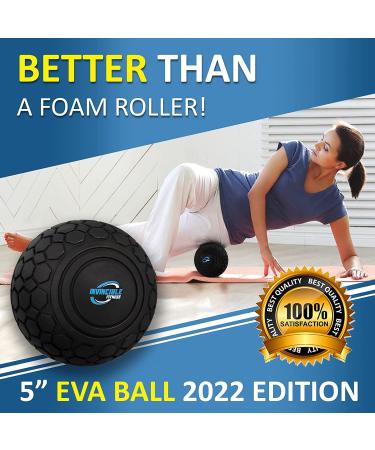 Invincible Fitness Muscle Massage Ball Set - Physical Therapy Trigger Point Release Tools - 5 Foam Lacrosse, Peanut & Spiky Balls with Carry Bag - Buy Online on GoSupps.com
