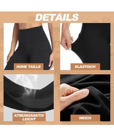 Shop Gayhay High Waist Women's Leggings - Black Sport Leggings with Pockets | Opaque Fitness & Yoga Pants for Gym & Running - Buy Online on GoSupps.com