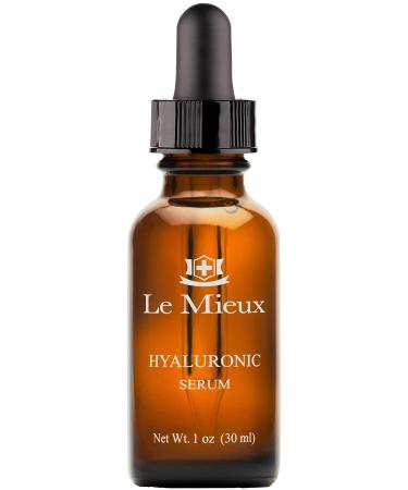 Le Mieux Hyaluronic Serum - Concentrated Hyaluronic Acid Facial Hydration Complex  Anti Aging Moisture with No Parabens or Sulfates (1 oz / 30 ml)