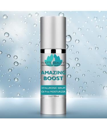 Amazing Boost Ultra Hydrating Hyaluronic Serum | Oil-Free Face Moisturizer 1 oz | Best International Shipping - Buy Online on GoSupps.com