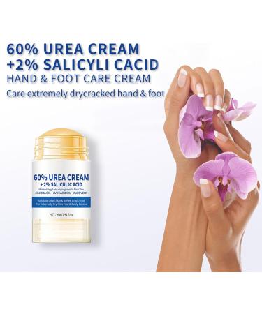  QEEROYO Anti Crack Foot Cream 60% Urea Moisturizer Foot Cream Extra Dry Foot Cream for Dry Broken Heels Relieves Dry Feet 40g - Buy Online on GoSupps.com