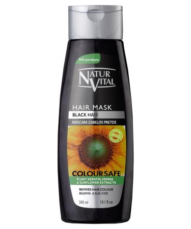 Colouring Hair Mask - Repairs and Colours - 300 Ml / Natural & Organic. (Black Hair)