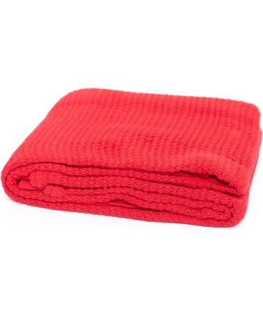 Blue Dot Stretcher Blanket - 152cm x 203cm - Red - Buy Online on GoSupps.com