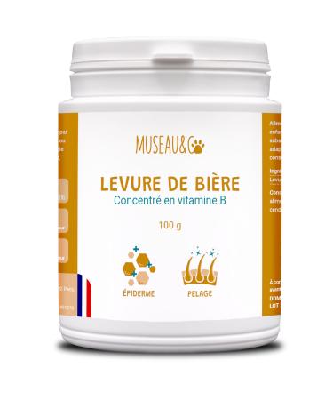 Brewer's Yeast Powder for Dogs and Cats - Source of Vitamin B - 100% Natural Food Supplement - 100g