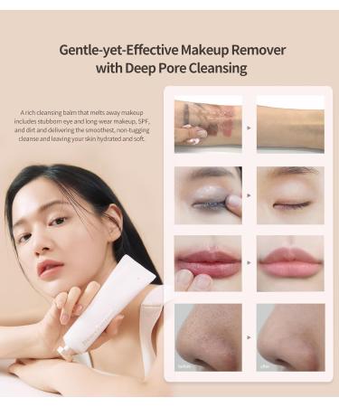 Heart Percent Commas on Life Essential Cleansing Balm Sherbet-Oil-Milk Transforming Makeup Remover Vegan Daily Face Wash Cleanser for All Skin Types 80ml (2.7oz) 2.7 Ounce (Pack of 1) Essential (Full-Size_80ml) - Buy Online on GoSupps.com