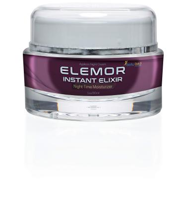 Elemor - Instant Elixir - Night Cream - Help treat and protect your skin while you sleep - Anti Aging moisturizer delivers powerful actives while moisturizing the skin with advanced ingredients