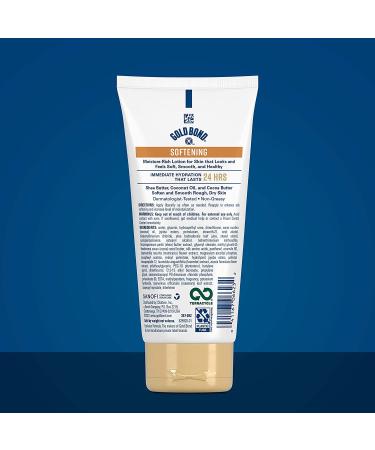 Gold Bond Ultimate Softening Skin Therapy Lotion with Shea Butter 5.5 Oz (Pack of 4) - White Cocoa Butter Formula for Rough & Dry Skin - Buy Online on GoSupps.com