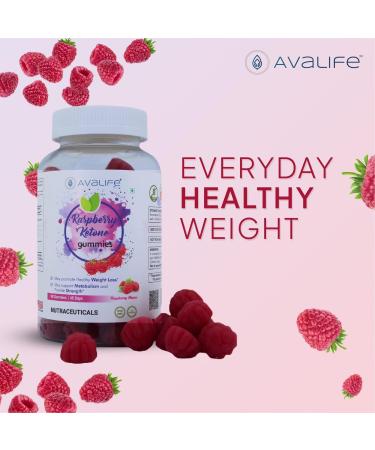 Avalife Raspberry Ketone Gummies - 90 Gummies for Healthy Weight Management | Metabolism Support with Raspberry Ketones Extract | Vegetarian, Gluten-Free, Non-GMO - Buy Online on GoSupps.com