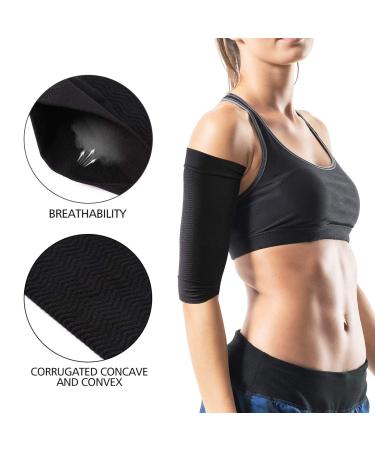 Artibetter Slimming Compression Arm Shaper - 2 Pairs Black Upper Arm Sleeves for Toning & Shaping - International Shipping Available - Buy Online on GoSupps.com