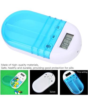 Electric Pills Case - Medicine Storage Organizer Digital Pills Box with Alarm Reminder Pills Organizer Timer Electric Medicine Storage Box Capsule Organizer for Travel Dispenser - Buy Online on GoSupps.com