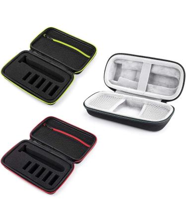 Siwetg Hard Case Trimmer Shaver Pouch - Travel Organizer for One Blade QP2520/90 QP2520/70 QP2630/70 - Green - Buy Online on GoSupps.com