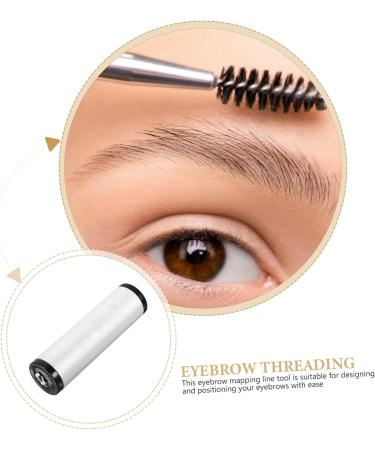Beatifufu 1 Box String Ink Tool Kit Eyebrow Line Eyebrow Ruler Alloy Miss Positioning Line White 9.00X2.40X2.40CM White - Buy Online on GoSupps.com