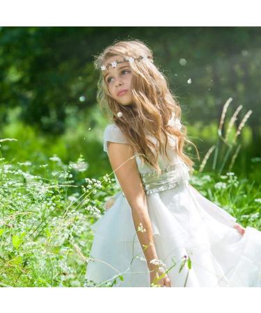 Onwon 8-Piece Multicolor Rose Flower Headband Set for Women and Girls - Bohemian Floral Crown Garland Hair Accessories - Buy Online on GoSupps.com