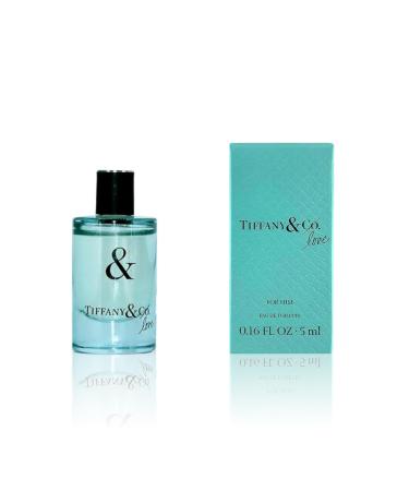 Tiffany & Co. Love for Him Eau De Toilette Mini Perfume Splash for Men .16 Fl Oz citrusy aromatic 0.16 Fl Oz (Pack of 1)
