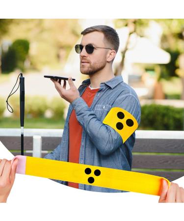 Blind Badge Armband Set - 4 Pieces for Visually Impaired | Perfect Gift for Assistance & Accessibility - Buy Online on GoSupps.com