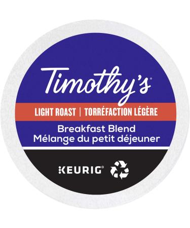 Timothy's Breakfast Blend K-Cup Coffee Pods 12 Count For Keurig Coffee Makers