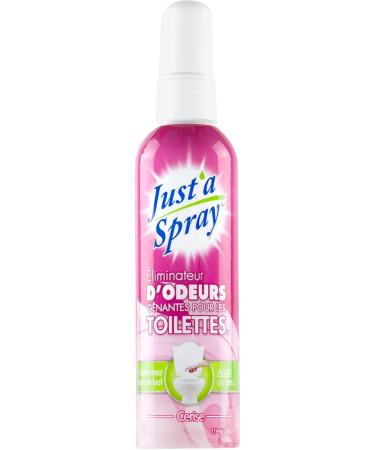 Just a Spray Cherry 115 ml - Home & Office Poop Spray Before You Go Toilet Odor Eliminator - Bathroom Deodorizer Just One Spray Toilet Freshener Safe for Septic - Buy Online on GoSupps.com