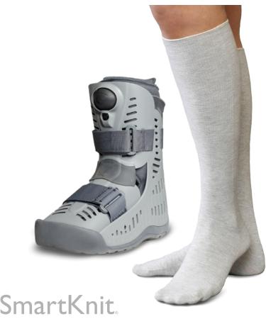 Smartknit Walker Boot Sock Regular Small - Polyester X-Static Grey M | Comfortable & Durable International Shipping Available - Buy Online on GoSupps.com