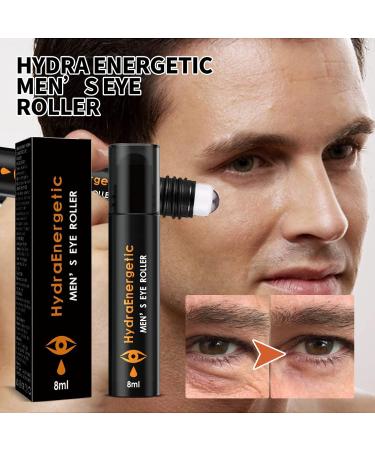 Men's Clear Eye Roller - 8ml Japanese Skincare for Dark Circles & Puffiness - Hydrating Eye Treatment - Buy Online on GoSupps.com