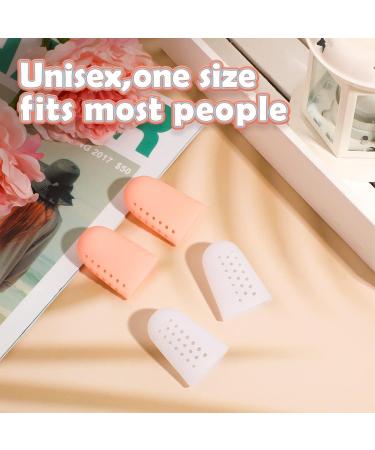 Nuanchu Toe Protectors 2 Pairs Big Protector with Holes Breathable Caps Soft Covers Pain Relief Support Guard Cushions for Missing Ingrown Hammer Toenail Corns Men Women Use Colors M Multicoloured - Buy Online on GoSupps.com