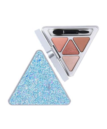 Eye Shadow Palette Makeup - Vibrant Colors Shades Cosmetics | Professional Highly Pigmented Waterproof Glitter Makeup Palette Eye Shadow For Teens Beginners Travel Makeup Kagrote F403#sunset Country