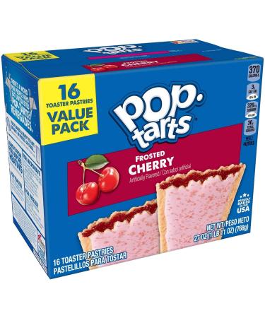 Kelloggs Pop Tarts Frosted Cherry 16 Pack