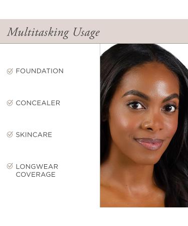 R MINERALS 4-in-1 Love Your Selfie Longwear Foundation & Concealer | Full Coverage Liquid Foundation | Hydrating & Cruelty-Free - Buy Online on GoSupps.com