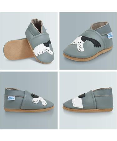 Soft Sole Leather Baby Shoes for Boys and Girls | Toddler Walking Shoes 0-6 Months - Harry - Buy Online on GoSupps.com