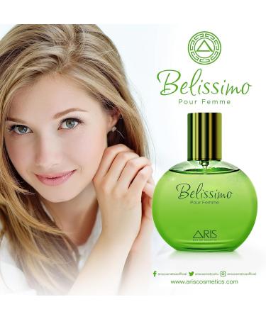 ARIS Belissimo Eau de Parfum Spray - Long-Lasting Musk Perfume for Women - Fruity Floral Parfum for Women - Romance Perfume for Women - Travel Size Mini Perfume for Daily Use & Gift for Her - 100ml - Buy Online on GoSupps.com
