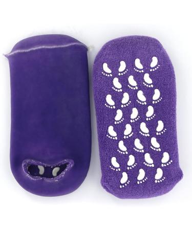 minkissy 1 Pair Gel Spa Socks Moisturizing Socks for Women Cracked Heel Socks Gel Socks Moisturizing Cotton Socks Foot Moisturizing Socks Women Spa Socks Purple Women's Repair Socks Crusty - Buy Online on GoSupps.com