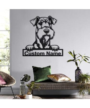Personalized Airedale Terrier Wooden Sign | Custom Dog Art & Funny Gifts for Airedale Lovers - Buy Online on GoSupps.com