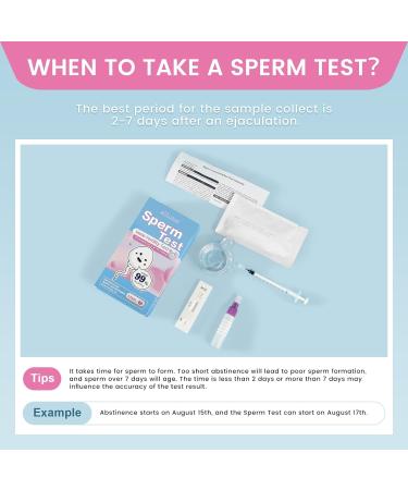 Sperm Test for Men - Male Fertility Test | Sperm Count Test Kit for Checking Sperm Concentration | Normal or Low Sperm Count | Accurate Private Rapid Result at Home - Buy Online on GoSupps.com