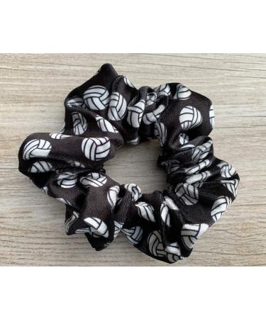 Volleyball Premium Velvet Scrunchie - No Crease Hair Elastic | Volleyball Hair Accessories Gift - Buy Online on GoSupps.com