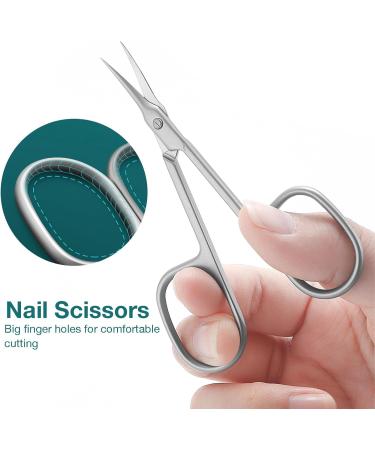SWYSGS Two Ultra Thin Nail Scissors Advanced Nail Scissors Multifunctional Stainless Steel Nail Set - Buy Online on GoSupps.com