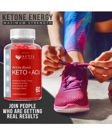Activ Boost Keto ACV Gummies - Advanced Formula with Apple Cider Vinegar (60 Gummies) - Buy Online on GoSupps.com