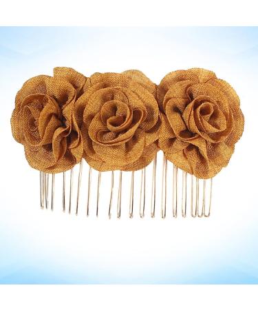 DOITOOL Barrettes for Women Bridal Flower Clip Bridal Barrette Blush Hair Bride - Buy Online on GoSupps.com